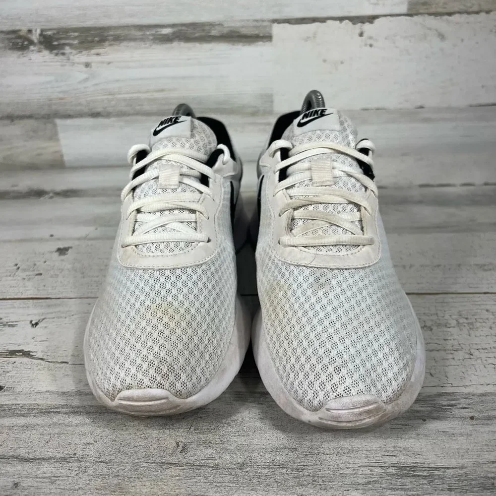 Nike Womens Tanjun Lace Up Running Athletic Sneakers White Size‎ 8.5